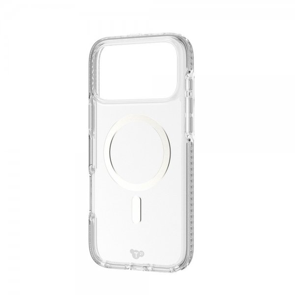 Tech21 iPhone 17 Pro Max Deksel EvoCrystal MagSafe Metallic Silver