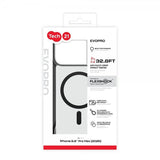 Tech21 iPhone 17 Pro Max Deksel EvoPro MagSafe Transparent Svart