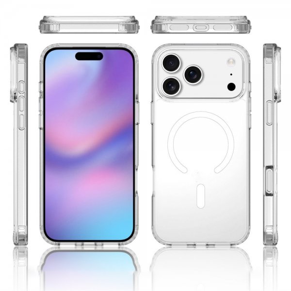 Nordic Covers iPhone 17 Pro Max Deksel Feather Series MagSafe Transparent