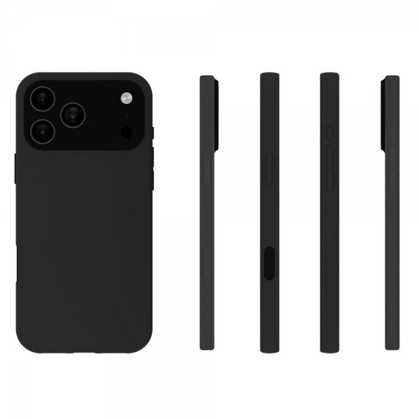 Nordic Covers iPhone 17 Pro Max Deksel Feather Series Raven Black