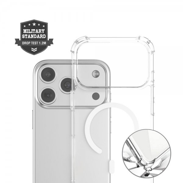 4smarts iPhone 17 Pro Max Deksel Ibiza MagSafe Transparent