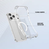4smarts iPhone 17 Pro Max Deksel Ibiza MagSafe Transparent
