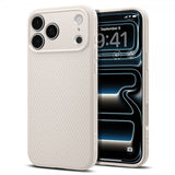 Spigen iPhone 17 Pro Max Deksel Liquid Air Natural Titanium