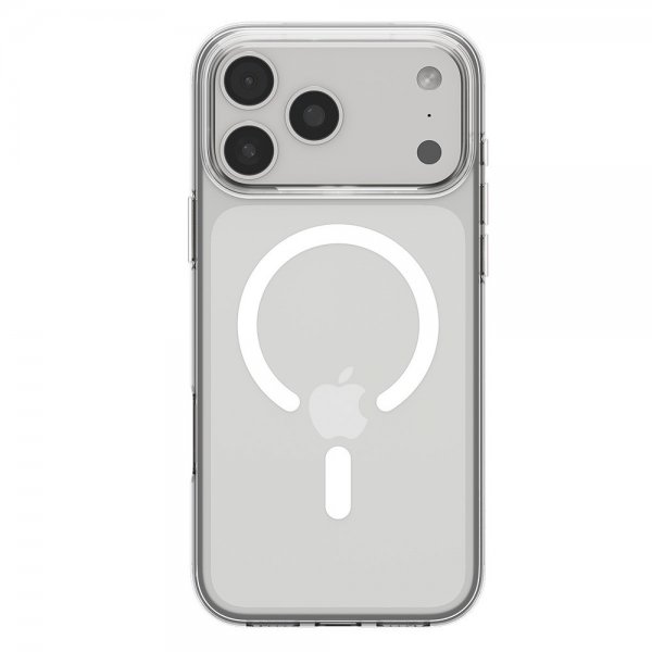 Spigen iPhone 17 Pro Max Deksel Liquid Crystal MagFit Clear White