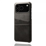 iPhone 17 Pro Max Deksel med To Kortlommer Svart