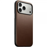 Nomad iPhone 17 Pro Max Deksel Modern Leather Case Brun