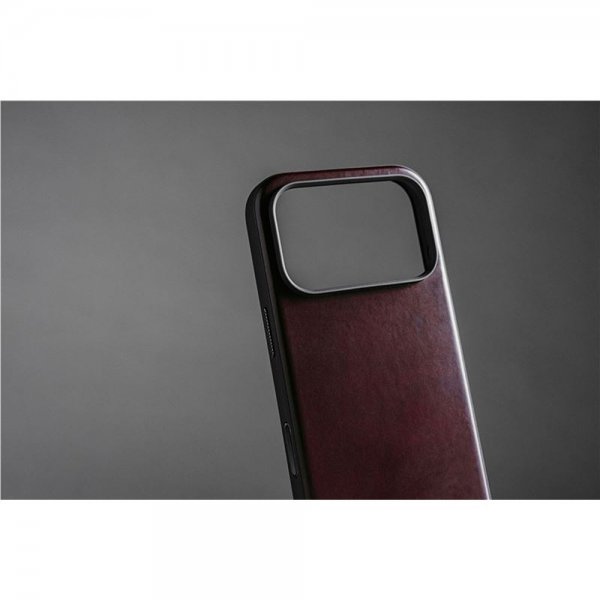 Nomad iPhone 17 Pro Max Deksel Modern Leather Case Horween Burgundy