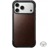 Nomad iPhone 17 Pro Max Deksel Rugged Leather Case Horween Rustic Brown