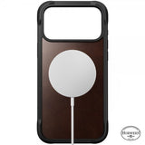 Nomad iPhone 17 Pro Max Deksel Rugged Leather Case Horween Rustic Brown