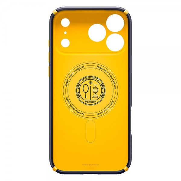 Spigen iPhone 17 Pro Max Deksel Nano Pop Hybrid MagFit Blueberry Navy
