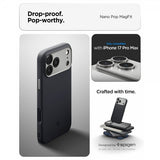 Spigen iPhone 17 Pro Max Deksel Nano Pop MagFit Black Sesame