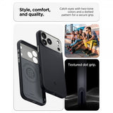 Spigen iPhone 17 Pro Max Deksel Nano Pop MagFit Black Sesame
