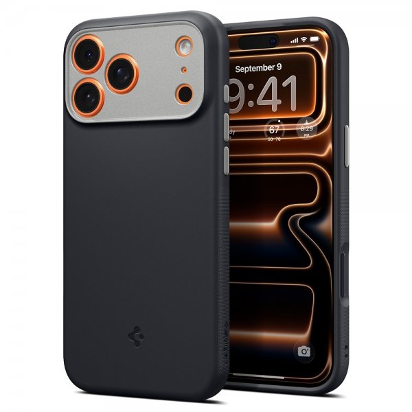 Spigen iPhone 17 Pro Max Deksel Nano Pop MagFit Black Sesame
