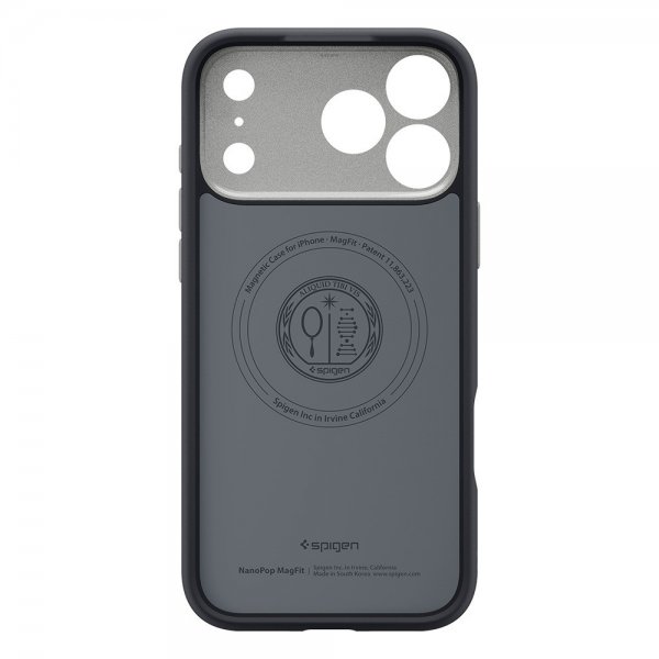 Spigen iPhone 17 Pro Max Deksel Nano Pop MagFit Black Sesame