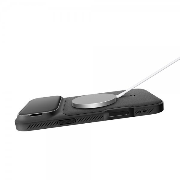 Spigen iPhone 17 Pro Max Deksel Optik Armor MagFit Svart