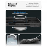 Spigen iPhone 17 Pro Max Deksel Optik Armor MagFit Svart