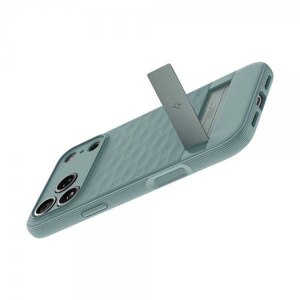 Spigen iPhone 17 Pro Max Deksel Parallax S MagFit Sage Green