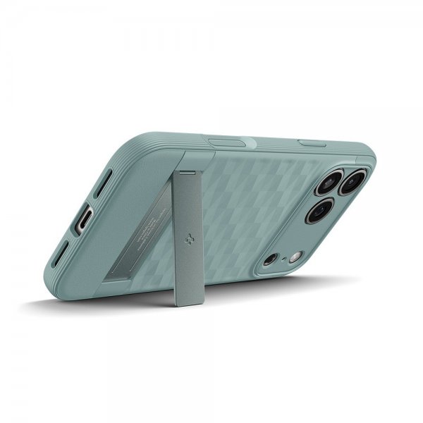 Spigen iPhone 17 Pro Max Deksel Parallax S MagFit Sage Green