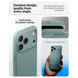Spigen iPhone 17 Pro Max Deksel Parallax S MagFit Sage Green
