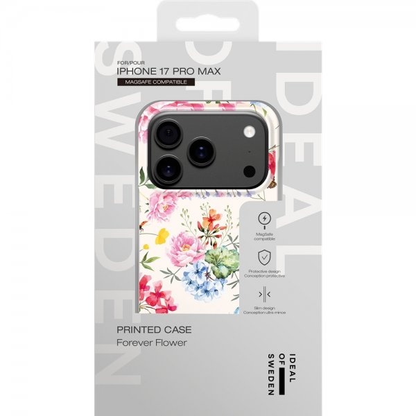 Ideal of Sweden iPhone 17 Pro Max Deksel Printed Case MagSafe Forever Flower