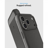 Spigen iPhone 17 Pro Max Deksel Rugged Armor MagFit Marble Gray