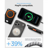 Spigen iPhone 17 Pro Max Deksel Rugged Armor MagFit Marble Gray