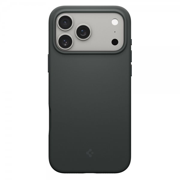 Spigen iPhone 17 Pro Max Deksel Silicone Fit MagFit Abyss Green