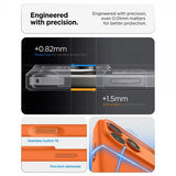 Spigen iPhone 17 Pro Max Deksel Silicone Fit MagFit Cosmic Orange