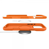 Spigen iPhone 17 Pro Max Deksel Silicone Fit MagFit Cosmic Orange
