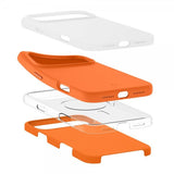 Spigen iPhone 17 Pro Max Deksel Silicone Fit MagFit Cosmic Orange