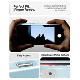 Spigen iPhone 17 Pro Max Deksel Silicone Fit MagFit Mute Blue