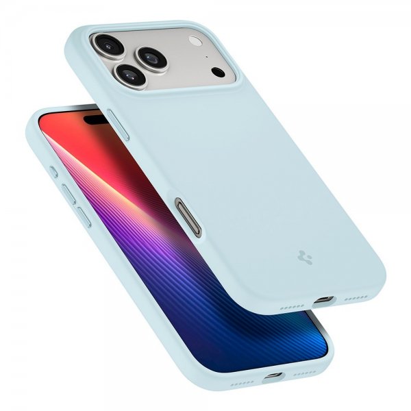 Spigen iPhone 17 Pro Max Deksel Silicone Fit MagFit Mute Blue