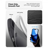 Spigen iPhone 17 Pro Max Deksel Silicone Fit MagFit Svart