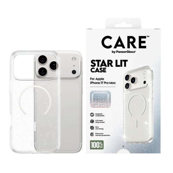 CARE by PanzerGlass iPhone 17 Pro Max Deksel Star Lit MagSafe