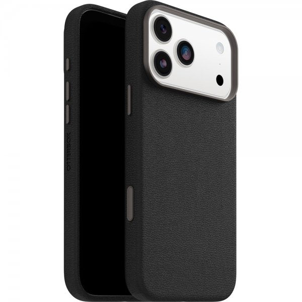 Otterbox iPhone 17 Pro Max Deksel Symmetry Cactus Leather MagSafe Noir Ash