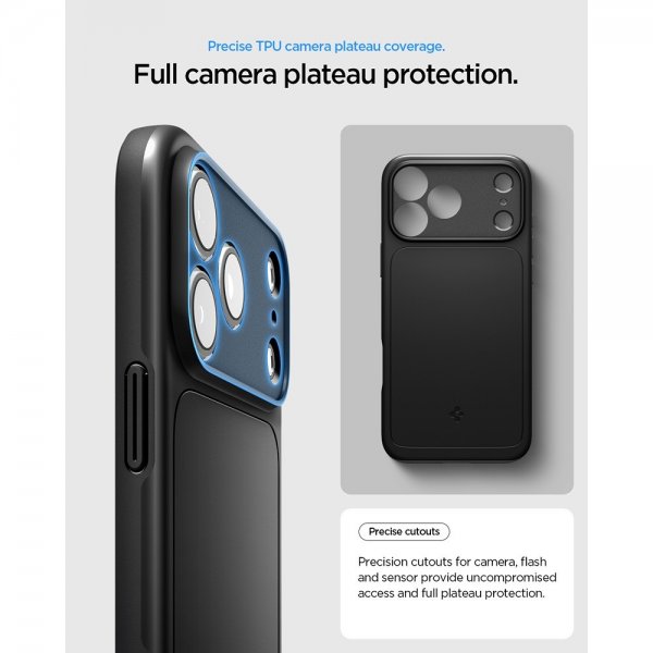 Spigen iPhone 17 Pro Max Deksel Thin Fit MagFit Svart
