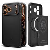 Spigen iPhone 17 Pro Max Deksel Thin Fit MagFit Svart