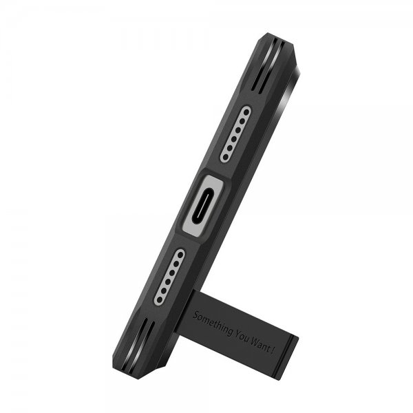 Spigen iPhone 17 Pro Max Deksel Tough Armor T MagFit Svart
