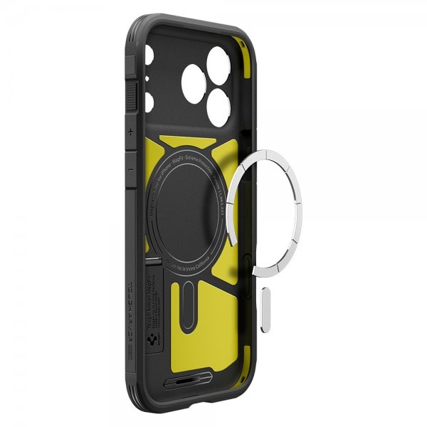 Spigen iPhone 17 Pro Max Deksel Tough Armor T MagFit Svart
