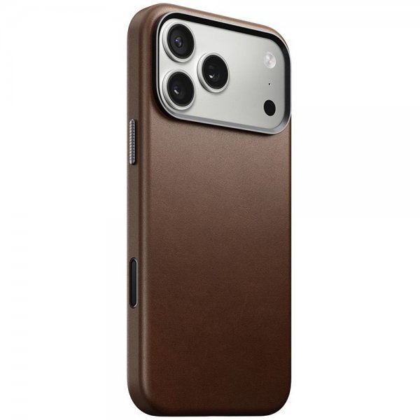Nomad iPhone 17 Pro Max Deksel Traditional Leather Case Brun