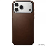 Nomad iPhone 17 Pro Max Deksel Traditional Leather Case Brun