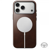 Nomad iPhone 17 Pro Max Deksel Traditional Leather Case Horween Rustic Brown