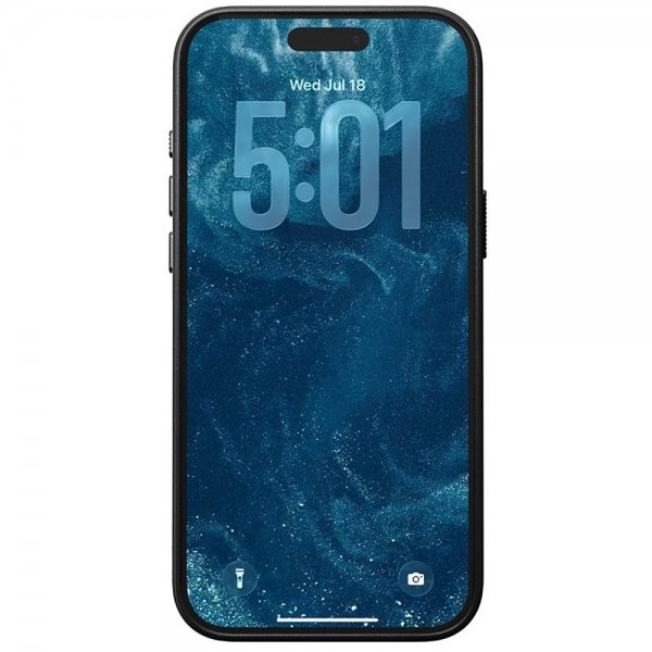 Nomad iPhone 17 Pro Max Deksel Traditional Leather Case Svart