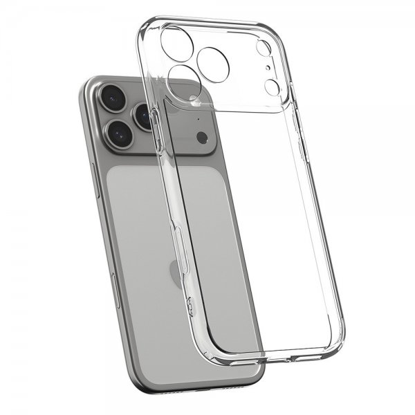 Spigen iPhone 17 Pro Max Deksel Ultra Hybrid Crystal Clear
