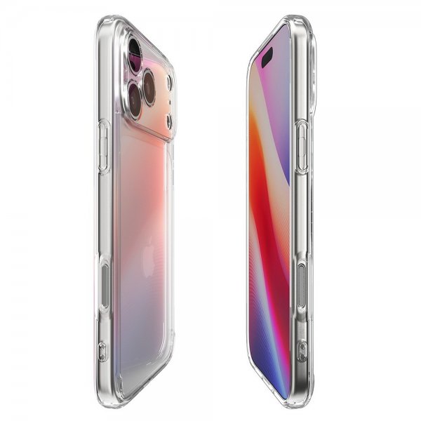 Spigen iPhone 17 Pro Max Deksel Ultra Hybrid Crystal Clear