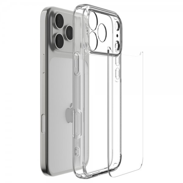 Spigen iPhone 17 Pro Max Deksel Ultra Hybrid Crystal Clear