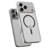 Spigen iPhone 17 Pro Max Deksel Ultra Hybrid MagFit Clear Graphite