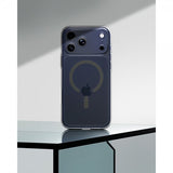 Spigen iPhone 17 Pro Max Deksel Ultra Hybrid MagFit Clear Graphite