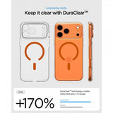 Spigen iPhone 17 Pro Max Deksel Ultra Hybrid MagFit Clear Orange
