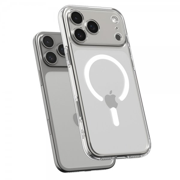 Spigen iPhone 17 Pro Max Deksel Ultra Hybrid MagFit Clear White